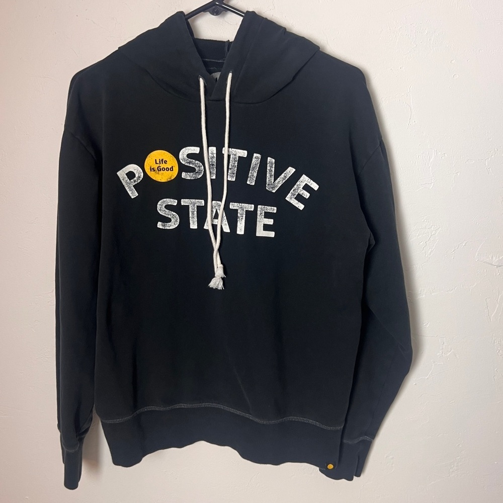Life is Good hoodie  Positive state hooded sweatshirt